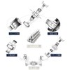 [Nywing] D Buckle 10mm 12mm 14mm 16mm 18mm 22mm Steel