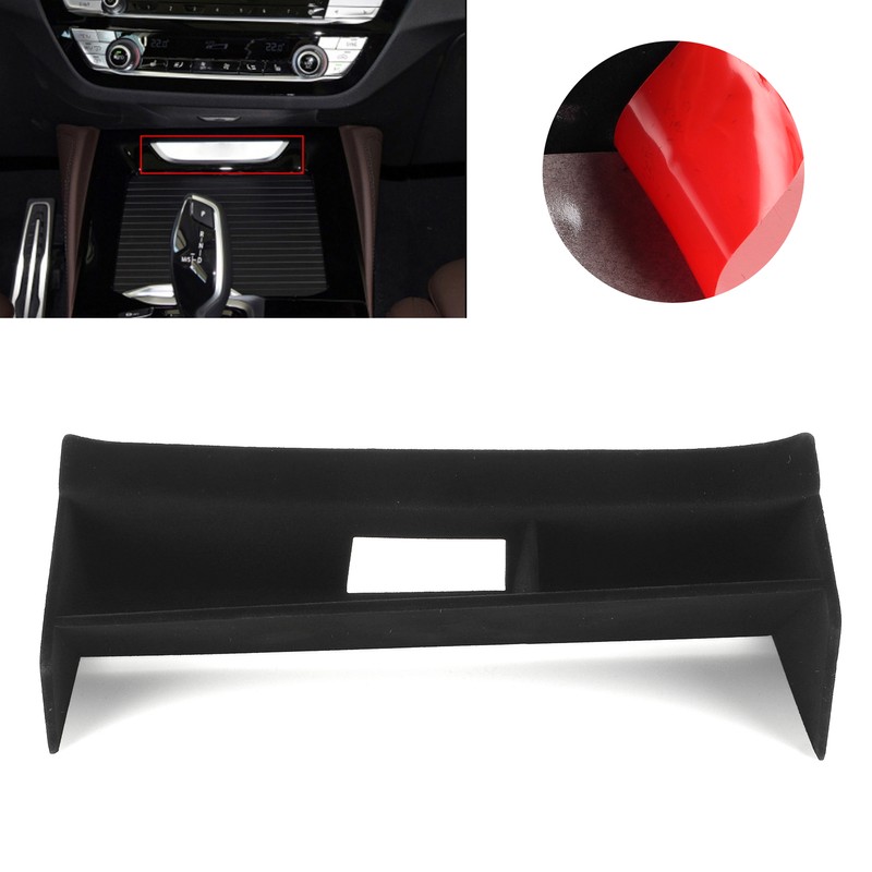 Center Console Storage Box Suede Organizer Case Tray Fit for
