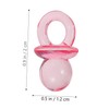 LIFKOME 100Pcs Acrylic Mini Pacifiers for Shower Decorations Shower Favors