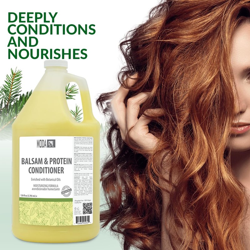 MODA - Moisturizing Conditioner for all Hair Types, Balsam and