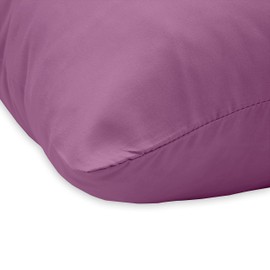 Imperial Rooms Pillow Cases 2 Pack Brushed Microfibre Pillow Covers (Purple, Pillow Cases 2 Pack)