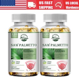 Extra Strength Saw Palmetto Extract Herbal Complex for Hair, Prostate Health 240