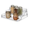 Zilphoba 2pcs Acrylic Spice Rack, No Assembly Clear 3 Tier