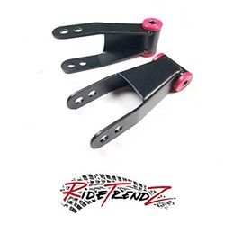 RTZ- Compatible with Toyota Tundra Truck Pickup 02-06 Rear Adjustable (1-2") Lowering Drop Shackles 4wd 4x4