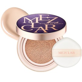 Mezcla Skin Care Air Fit Cover Cushion (SPF+ PA++++), No. 21 Purple Case, 1 Piece / 메즈클라 스킨케어 에어 핏 커버 쿠션 (SPF+  PA++++), 21호퍼플케이스, 1개