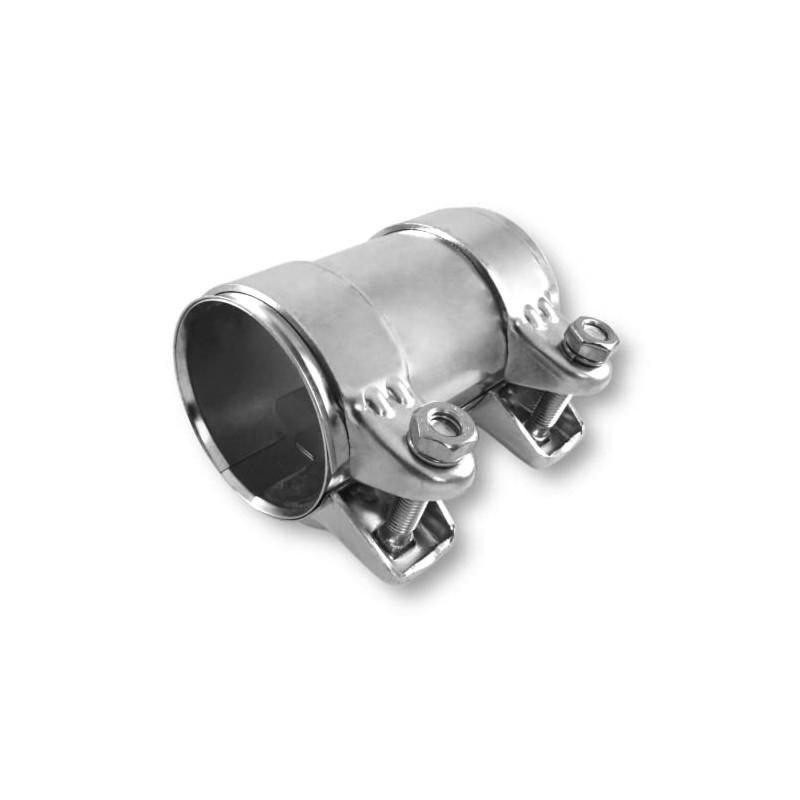 Exhaust Clamp, Pipe Connector, Double Clamp, Exhaust System (Stainless Steel