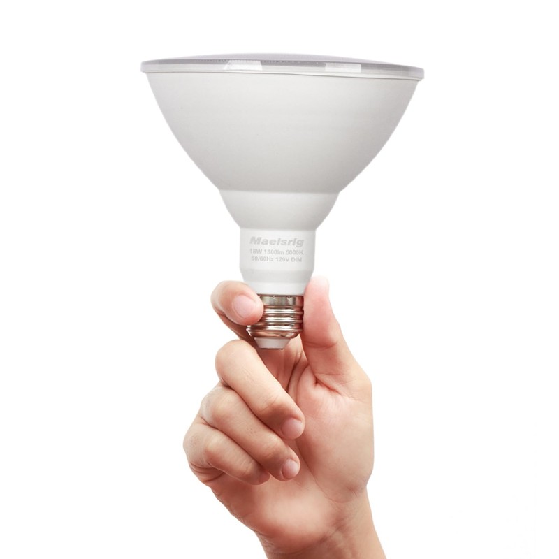 Maelsrlg PAR38 LED Flood Light Bulbs Outdoor, 18W (120W Equivalent),