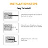 352pcs Screws and Wall Plugs Set, Phillips Flat Head Self