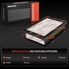 Frankberg Air Filter Insert Filter Compatible with Bayon BC3 1.0L 1.2L Petrol 2021-2024 i20 Coupe GB 1.1L 1.4L Diesel 2015-2024 Replace# 28113Q5000