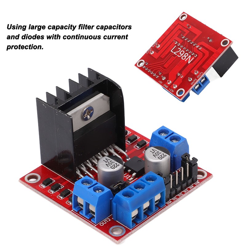 5Pcs Motor Driver Module Drive Controller Dual H Bridge Board