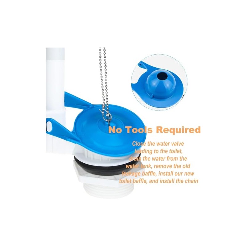 Gerber Toilet Flapper Replacement, 2 Pack 3 inch for Gerber