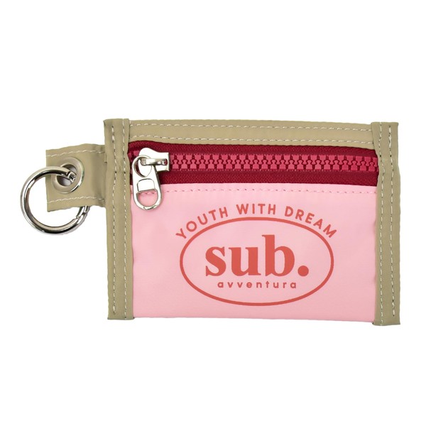 Aventura 0046 Mini Pouch with Carabiner, Bicolor Trinket Case, Pass