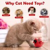 Lollyx Interactive Cat Toys, Flapping Bird Cat Toy with Lifelike
