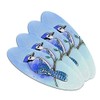 Blue Jay Watercolor Northeastern Bird Double-Sided Oval Nail File Emery