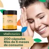 Vitalbotanics Vitamina Naranja Cúrcuma Jengibre 200 Cápsulas 500mg Multivitamínico Suplementos