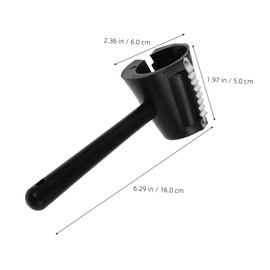 STOBAZA Easy Carrot Curler and Vegetable Sharpener Multifunctional Peeler Tool for Creative Vegetable Flowers for Carrots Cucumbers and More Black