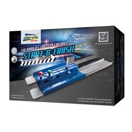 Darda 4006942504305 50430 Rennbahn-Start und Ziel Station, blau/schwarz/Silber
