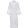 Catholic Church Priest ALB White Linen Lace Pleated Costume Vestment