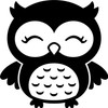 Cute Wise Owl Bird Animal Vinyl Decal Sticker for Car/Window/Wall