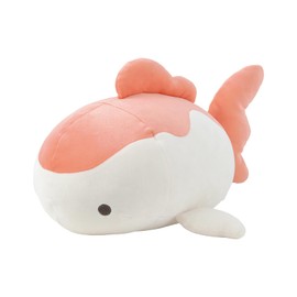 Ribuhaato Bolster Marshmallow Aquamie Goldfish (Total Length: Approx. 10.6 inches (27 cm)) Plush Plush Fluffy 28211-25