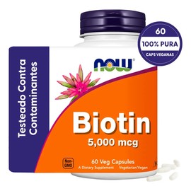 Biotina  100 Pura  60 Cápsulas Vegetales