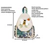 HUANGGUOSHU Boho and Hippie Small Canvas Backpack Purse for Women