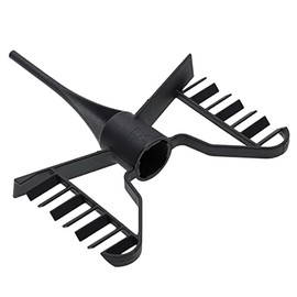 vhbw Mixing Attachment Compatible with Vorwerk Thermomix TM21 Food Processor - Butterfly Attachment, Plastic, Black