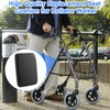 YIBEICO Rollator Seat Cushion, Replacement Padded Seat for Rollator Walker,