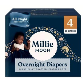 Millie Moon Disposable Overnight Diapers (Size 4)