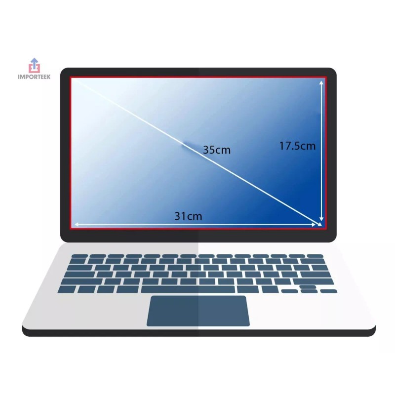 Importeek Kit Protector Mica Pantalla Laptop Teclado 14.6 Pulgadas