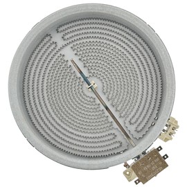 389082702 Range Cooktop 8"/5" Dual Radiant Surface Element Burner 2200/1000W 9 inch, Compatible with Frigidaire Kenmore GE, Replaces 316049703, 316049705, 316049707, 318178001, WB30X24134