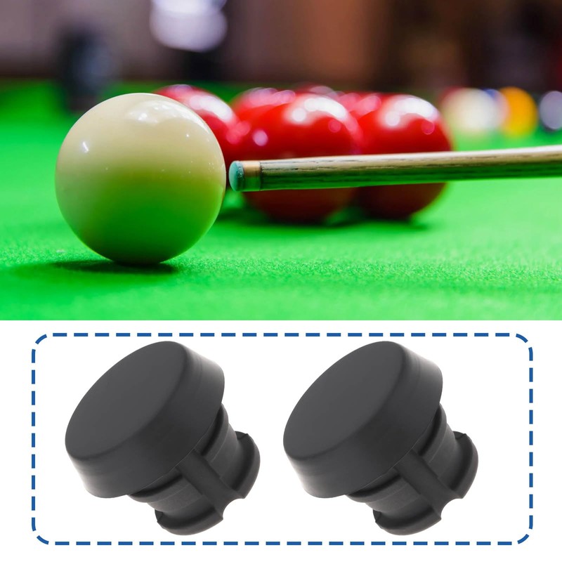 eMagTech 2pcs Table Tennis Pool Cue Rubber Bumper Compatible with