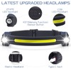 AlpsWolf LED Headlamp Rechargeable, 2 XPE LED and COB LED