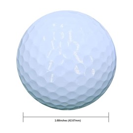 Aolowewin 3Pcs Glow in The Dark Golf Balls, Super Bright LED Golf Balls, Night Golf Practice Balls, Lights up for 5-8 Ms per Hit, for Golfer & Kids & Night Fishing (Pink)