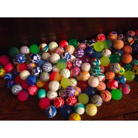 GumballStuff 500 Super Bouncy Balls Bulk Toy Vending Gumball Machine 27mm 1" Superballs FUN!!