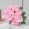 LatinaFlorista 300Pcs Premade Satin Ribbon Rose Petals Half-Finished for Eternal
