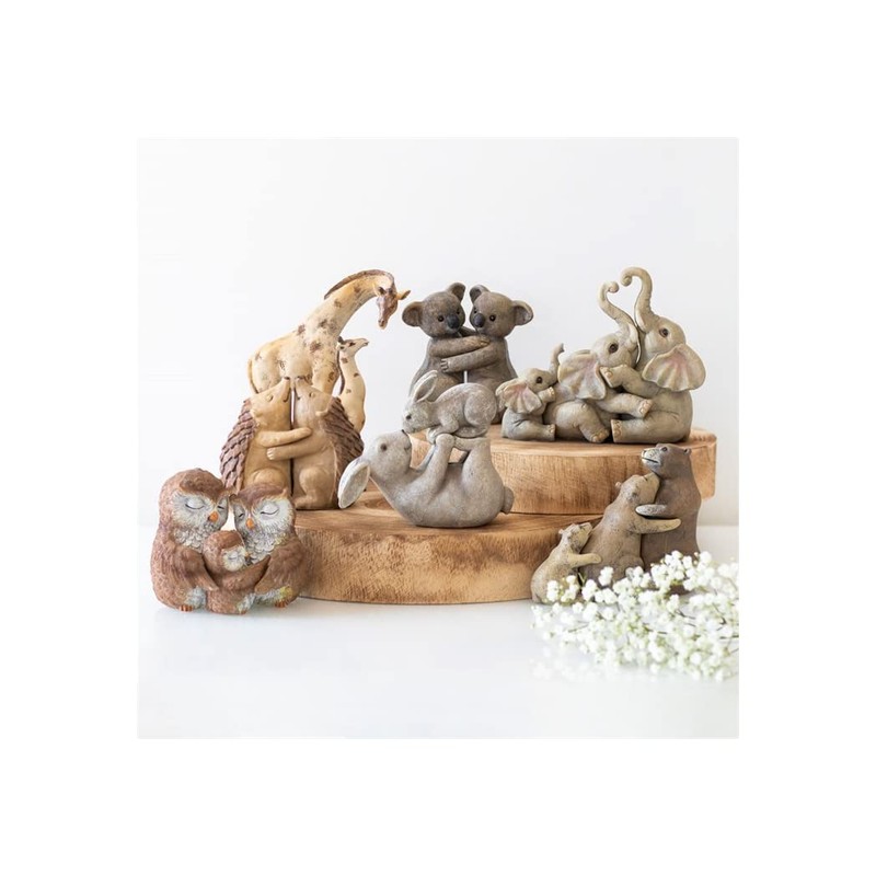 Something Different FO_66238 Elephant Family Ornament | 3pcs. 280g, Grey