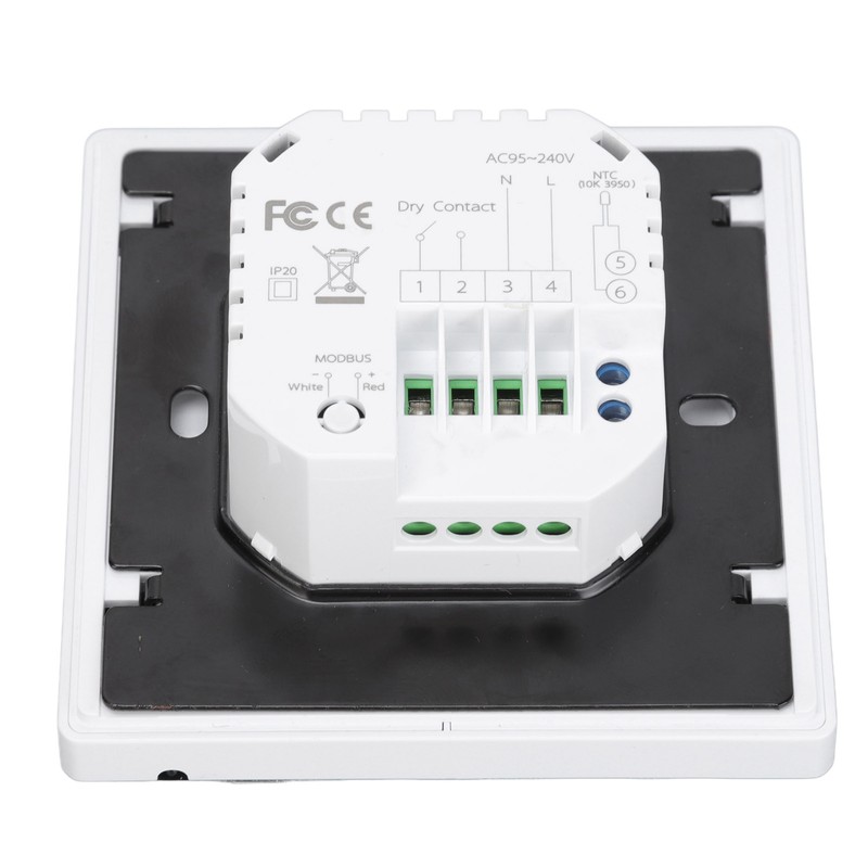 Boiler Heating Thermostat PC ABS 5A Wall Mounted WIFI Programmable