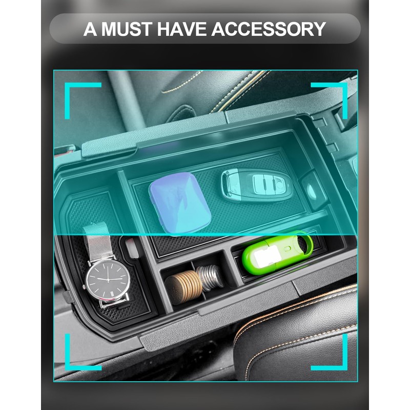 CDEFG for 2018-2024 GMC Terrain Center Console Organizer for 2018-2024