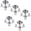 5 x So-Tech® Rena 3-Way Swivel Hooks Chrome Under-Unit Hooks