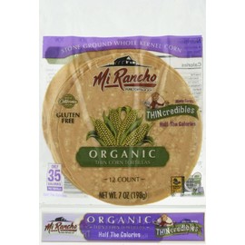 Mi Rancho Thin Organic Corn Tortillas 12 Ct (Pack of 12)