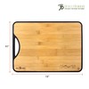 Totally Bamboo Poly-Boo Double Sided Bamboo and Poly Cutting Board,