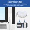 Portable Air Conditioner Window Kit,2-in-1 Universal Window Seal for 5.1"/5.9"