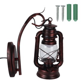 Vintage Wall Lantern Light Lamp for Bedroom Living Dining Room Cafe Bar Hallway Decor