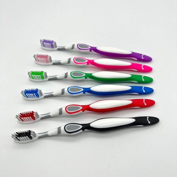 Silver Grip Professional Soft Toothbrush Bulk 72 Count -Individually Packaged