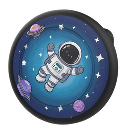 EIHI 1 Piece Airtag Case Kids Hidden GPS Tracker Airtag Holder Case Cover Clothing for Kids, Elderly, Backpack, Pets, Luggage (Astronaut)