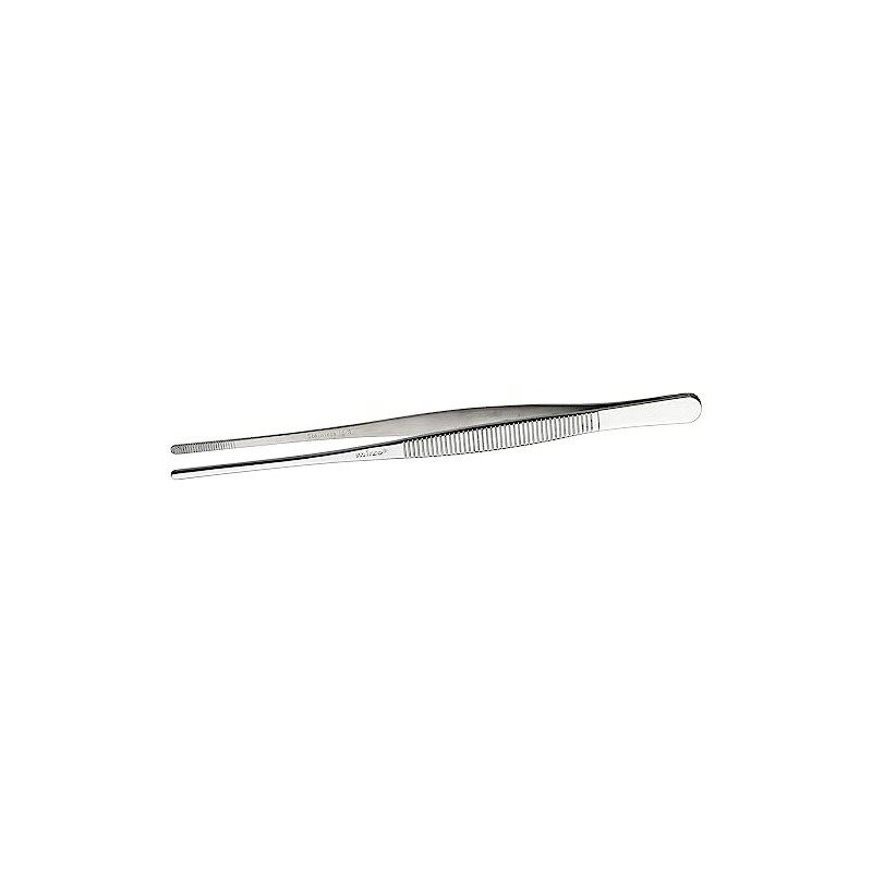Winco 8" Heavy-Duty Plating/Tweezer Tong, Straight