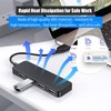 USB Hub,4 Port USB Adapter USB Splitter,Multi USB Port Expander