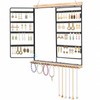 Hanging Jewelry Organizer 4-Tier Wall Earring Holder for Necklaces, Rings