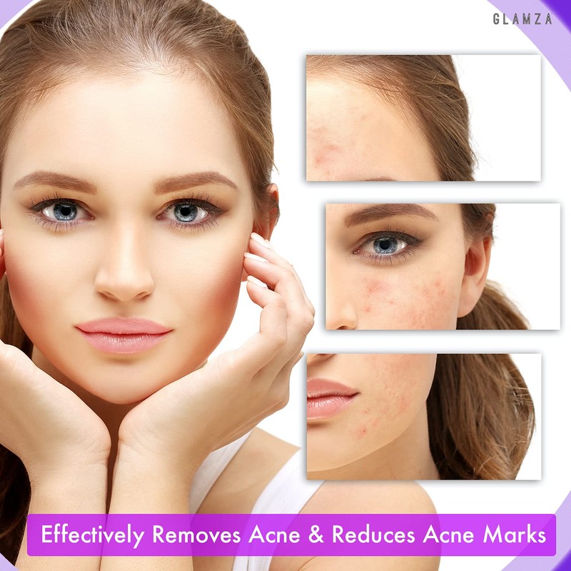 GLAMZA® Egg Plant Facial Mask Cleanses Aubergine Mask Deep Cleansing